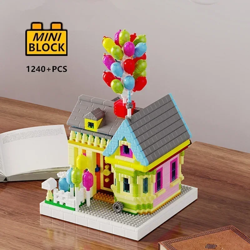 Building Block Mini - ไมโคร-มินิ-บล็อก บอลลูน ฟลายเฮ้าส์ เฟรนด์ส สตรีทวิว โมเดล