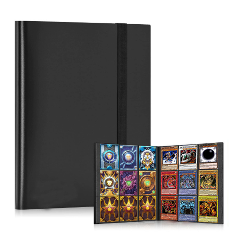 Trading Card Binder - สมุดเก็บการ์ดสะสมขนาดใหญ่ สำหรับการ์ดโปเกมอน ยูกิโอ การ์ดกีฬา และการ์ดนักกีฬาดาวดัง
