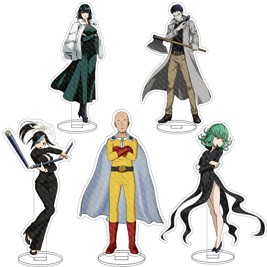 Figma Stand Set - แท่นอะคริลิกอนิเมะขนาด 16 ซม. ตัวละคร One-Punch Man