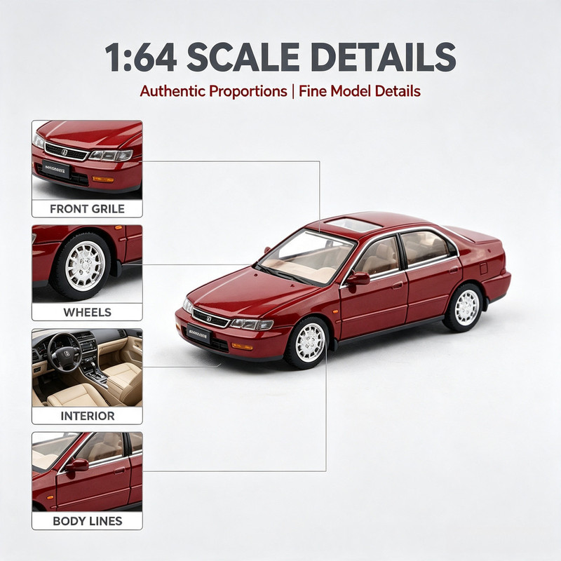 Xcartoys 1/64 โมเดลรถฮอนด้าแอค - Die Cast Car 1 64 บทวิจารณ์และราคา