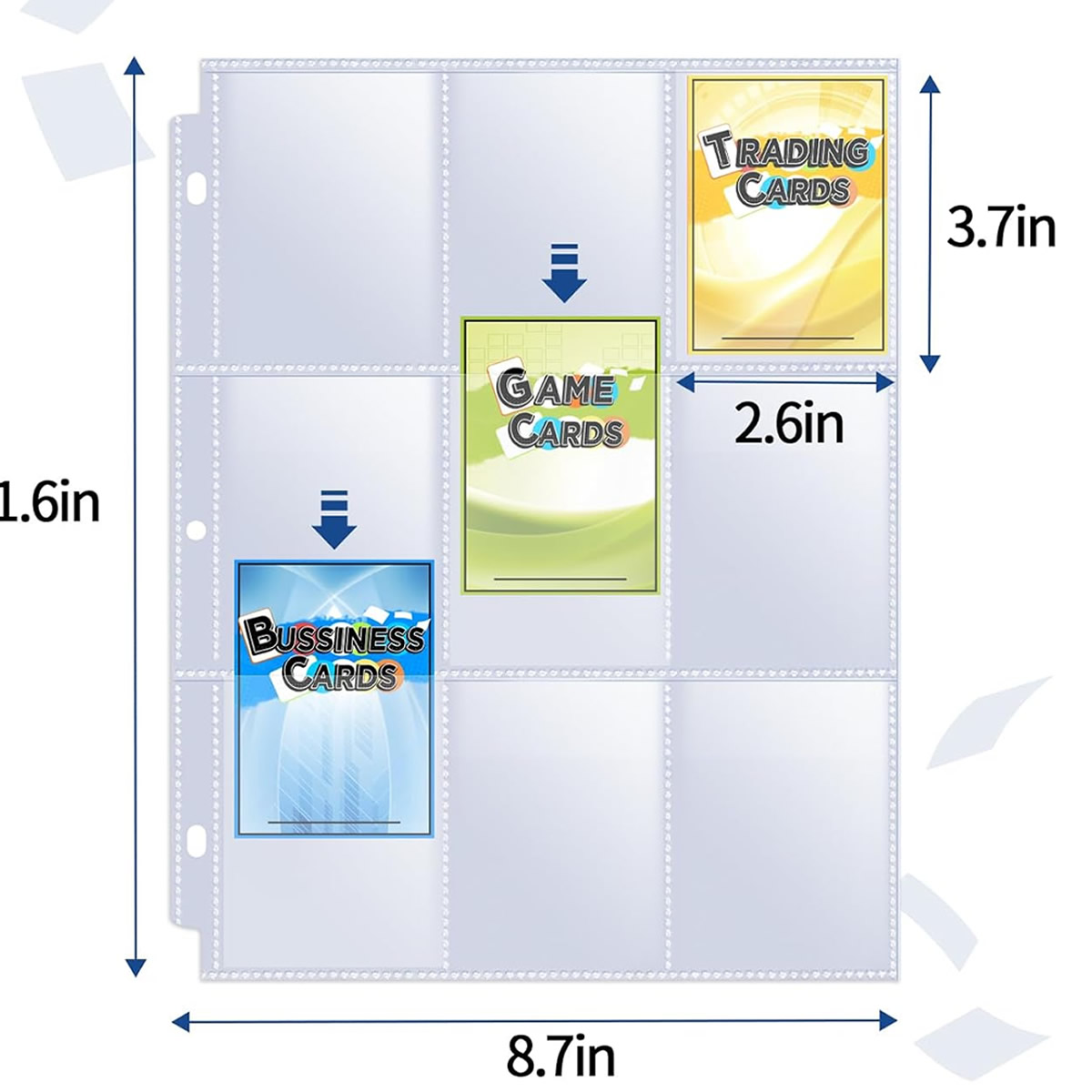 ซองใส่การ์ด 9 ช่อง 50 แพ็ค บรร - Trading Card Binder บทวิจารณ์และราคา