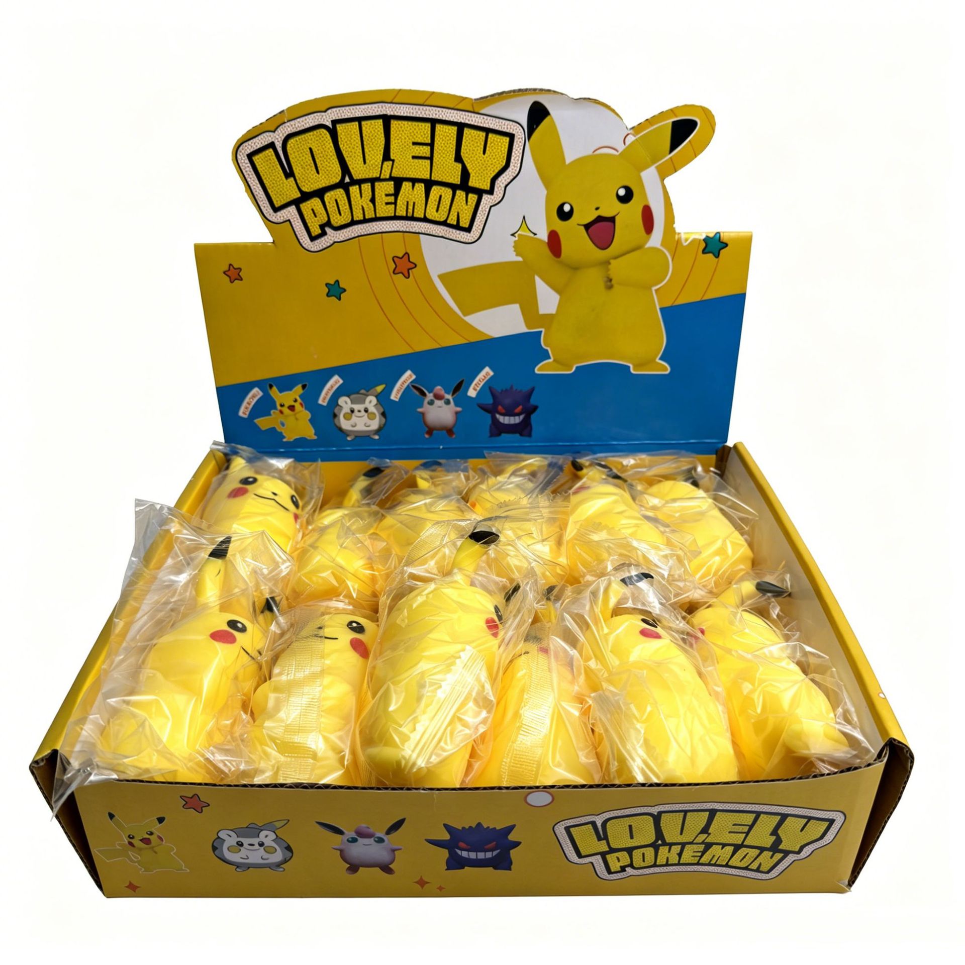 ของเล่นบีบปิกาจู TPR บรรจุแป้ง - Vinyl Figure Blank บทวิจารณ์และราคา