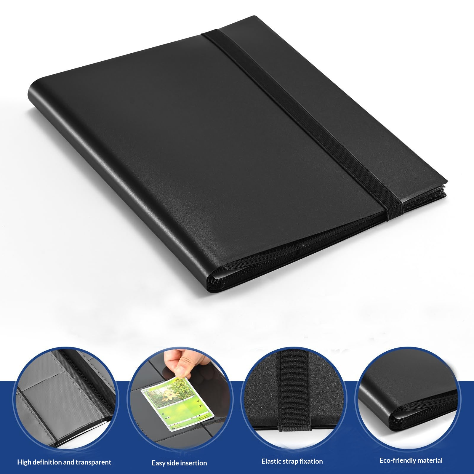 สมุดเก็บการ์ดสะสมขนาดใหญ่ สำหร - Trading Card Binder บทวิจารณ์และราคา